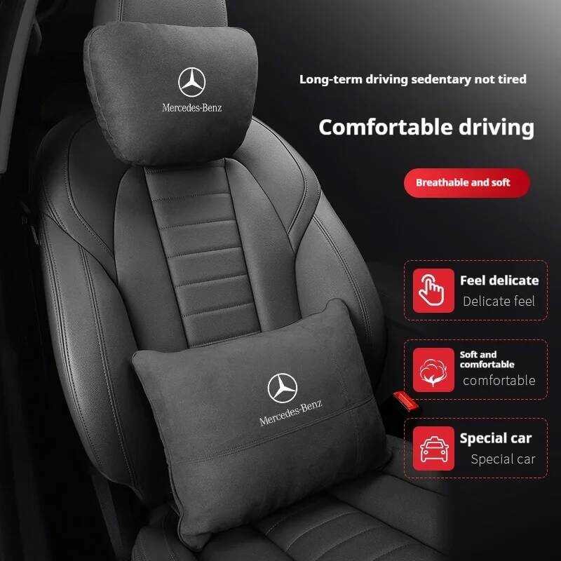 รถพนักพิงศีรษะ Lumbar Rest เบาะสนับสนุนคอหมอนสําหรับ Mercedes-Benz ABCESV R-Class A45 C43 CLA GLA GL
