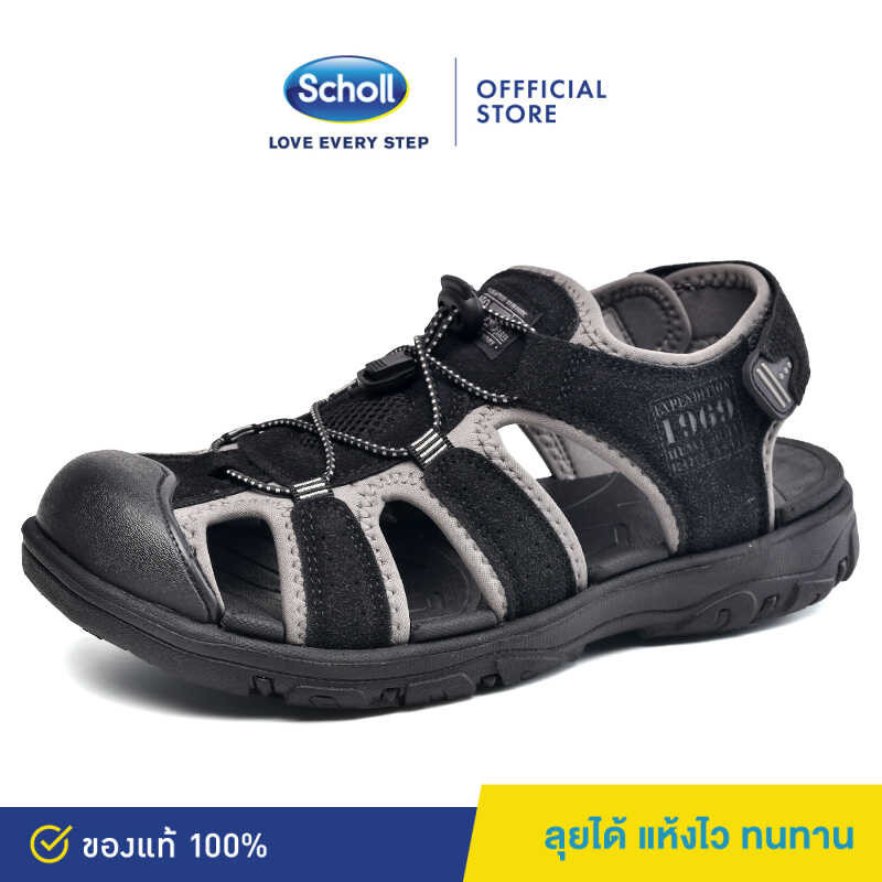 ❤ Scholl Cyclone 1U-1969 รองเท้าแตะ ผู้ชาย ผู้หญิง Plus Size Eu46men's Sandals รองเท้าชายหาดกลา
