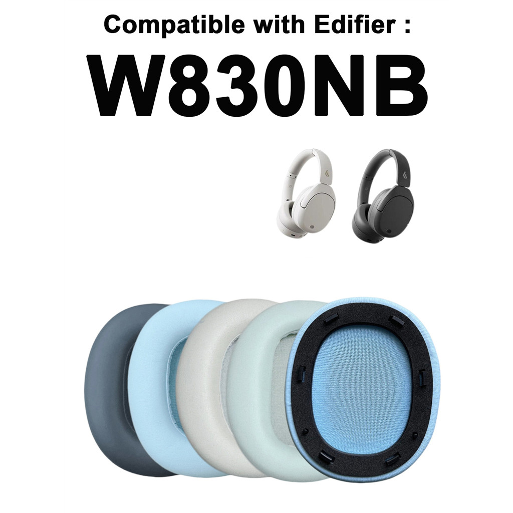 เหมาะสําหรับ Edifier W830NB แผ่นรองหูฟังฟองน้ําหูฟังแบบถอดเปลี่ยนได้