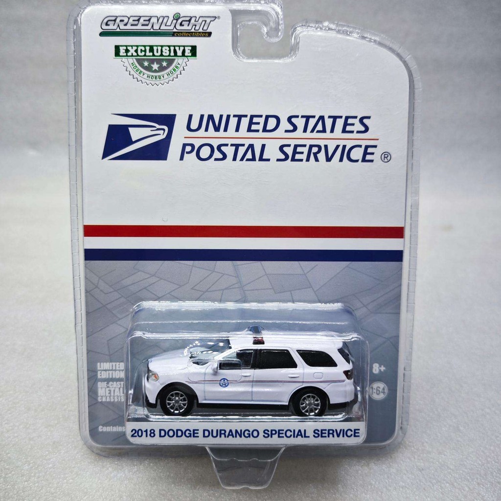 GreenLight GreenLight 1: 64 USPIS 2018 Dodge Durango Dodge Durango รถตํารวจ Durango