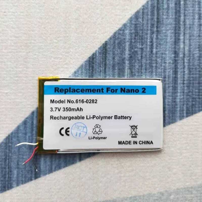 ▥ 5Pcs 10Pcs 20Pcs 3.7V เปลี่ยนแบตเตอรี่ Li-Ion 350Mah สำหรับ Ipod Nano 2G 2Nd Gen Mp3
