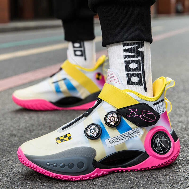 รองเท้ากีฬาผู้ชาย,รองเท้ากีฬาบาสเกตบอล HELONG Training Gym ส