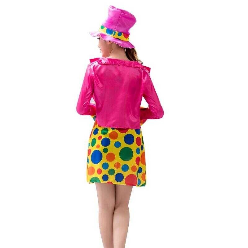 ❤ Halloween Clown Jumpsuit Hat Man Women Joker Costumes Cosplay Christmas Carnival Party Dress