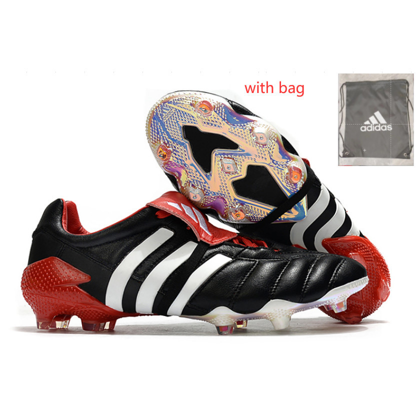 人気が高い  adidas Predator 新品 シルバー/レッド Pulse ひっかき シューズ