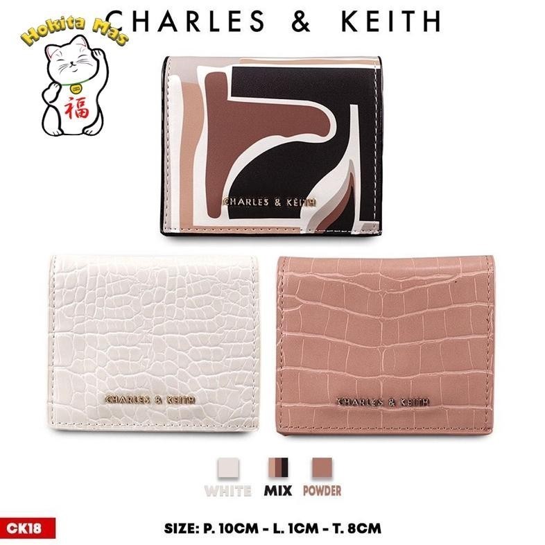 กระเป๋าสตางค์ผู้หญิง CK/CK PRINTEDSHORT MINI WALLET