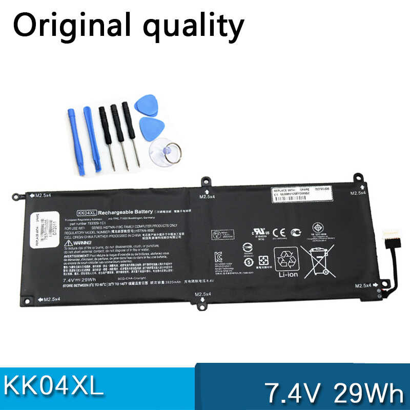 NWE b KK04XL 7.4V 29Wh แบตเตอรี่สำหรับ HP Pro x2 612 G1 แท็บเล็ตซีรีส