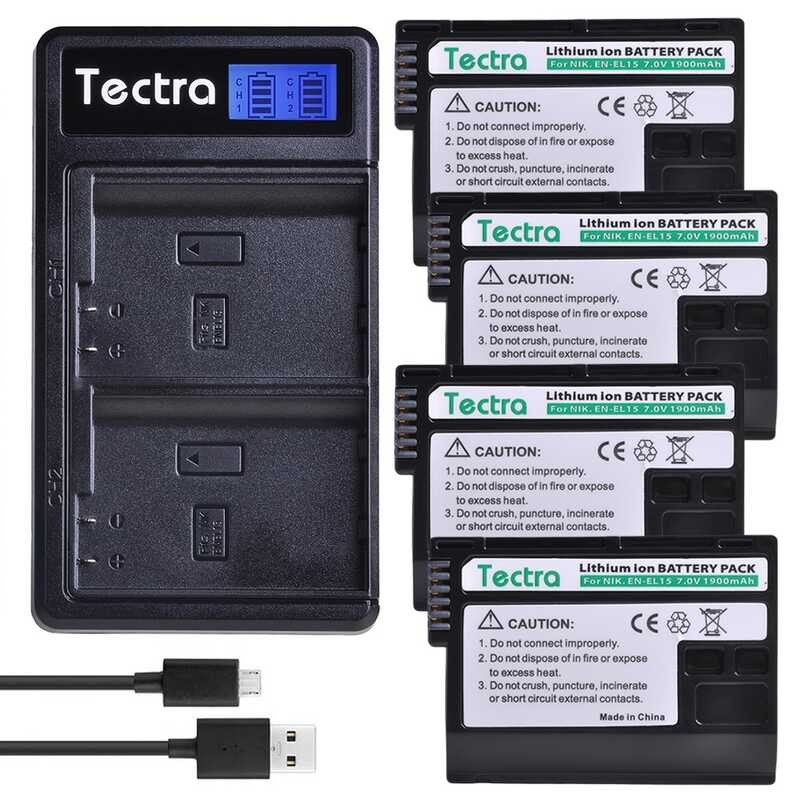 7.0V a Battery/ Battery Charger for EN-EL5 and Nikon D500,D600,D750,D800E,D80A, D850, D7000, Z5,