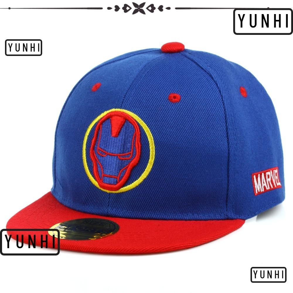 Yunhi หมวกแก๊ปเด็ก หมวกกันแดดเด็กแบบปรับได้ หมวกเบสบอลเด็กทนทาน 2-8Y