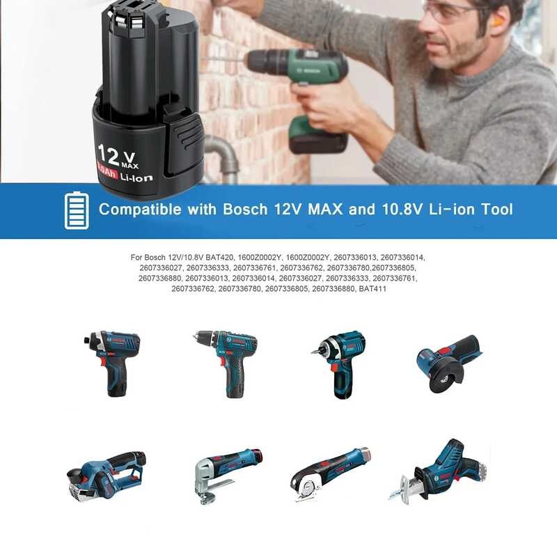 3000 Fd9 มิลลิแอมป์ชั่วโมง Bat411 12V Bat413a Bat412a BOSCH D-70745Gop 260733