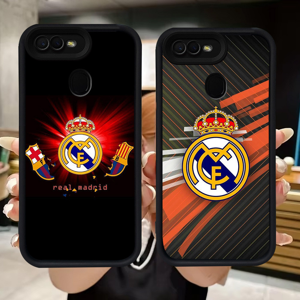 Q84 จริง M-Madrid นุ่มสําหรับ OPPO A5 A1K A12E A12 A5S A7 F9 Pro A12s F5 A3S F7