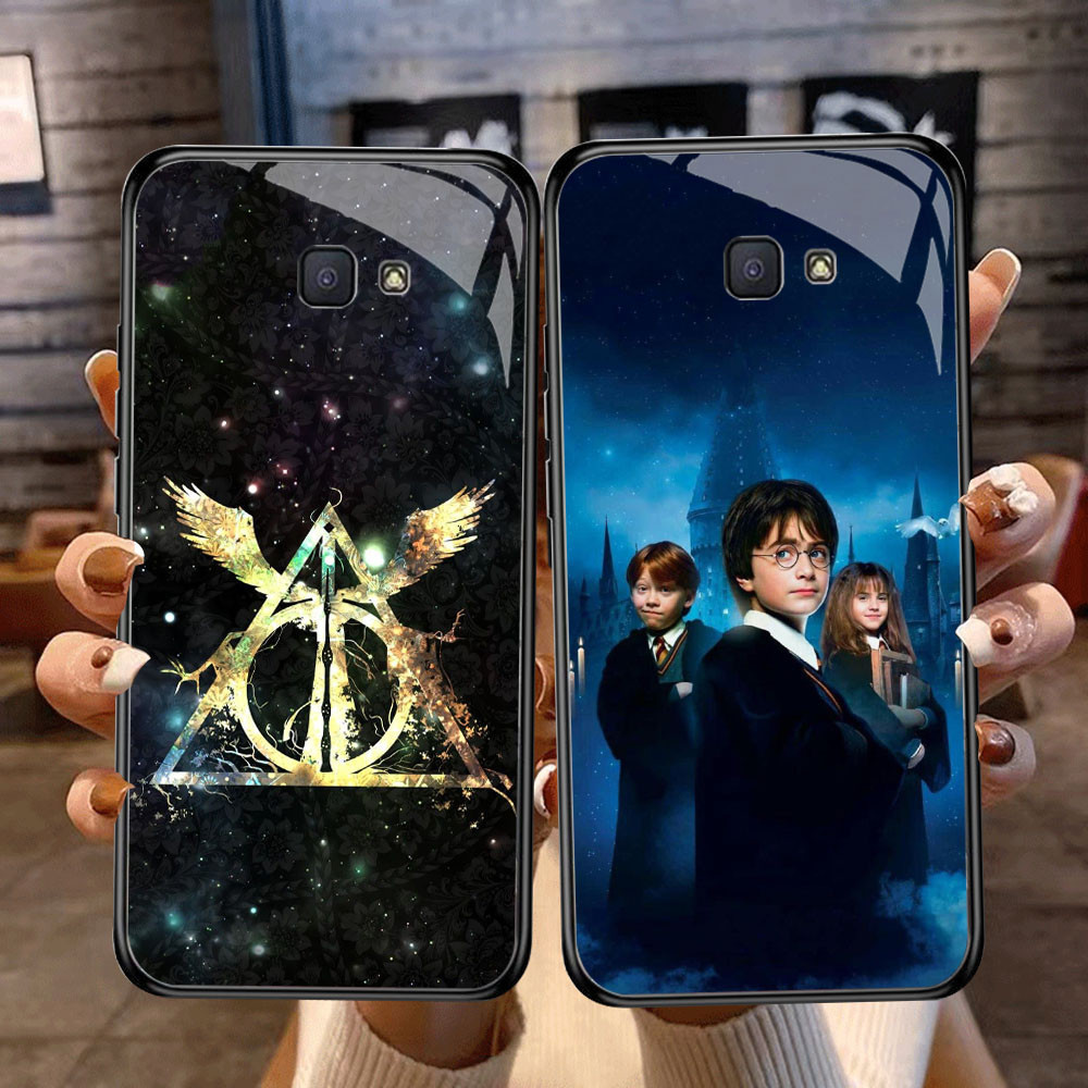 DF-62 H-Harrys Potters TPU HD Glass Casing สําหรับ Samsung Note 9 S24 S25 FE Ultra J7 Prime J6 J4 Co