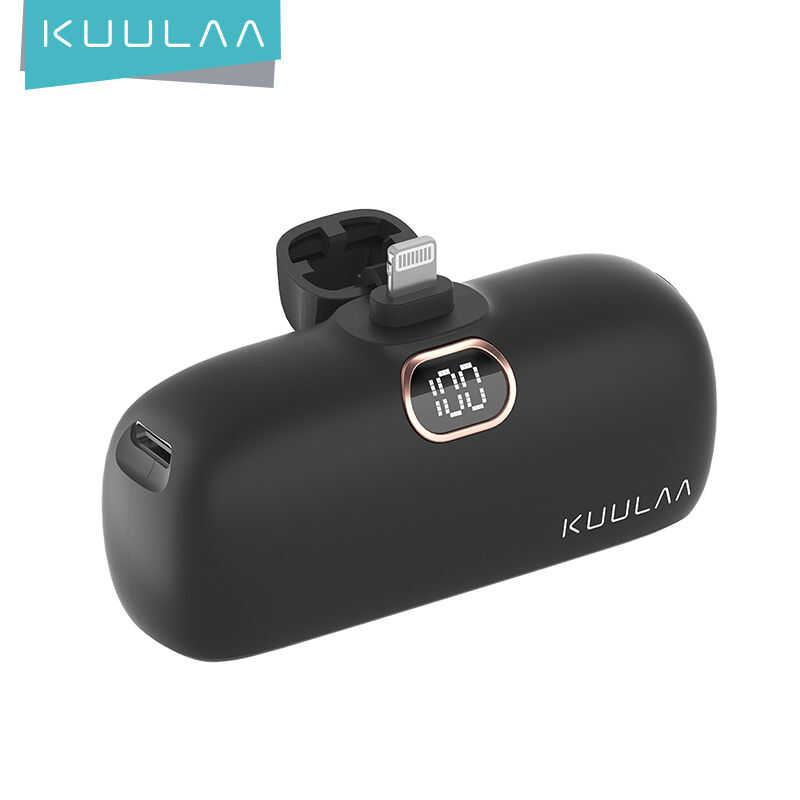 ❤ Kuulaa 20W Mini พาวเวอร์แบงค์ ขนาดเล็ก แบบพกพา 5000Mah Power Bank แบตสำรองไร้สายแบบ Powerbank