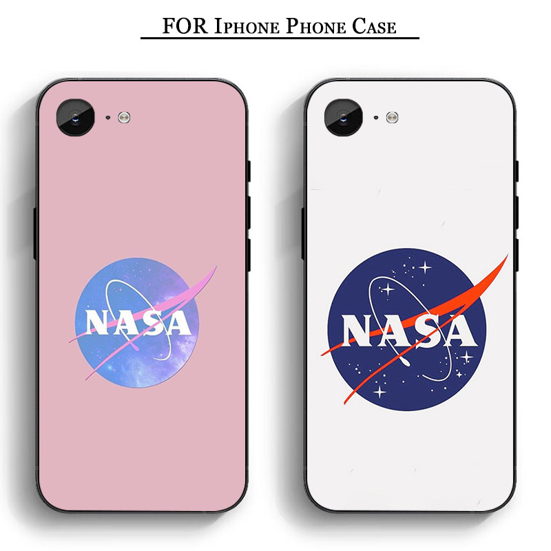 LH204 นักบินอวกาศ Nasa iPhone 11 12 Pro Max Mini 6 7 8 Plus Plus 6S X XS Max XR SE Soft Case