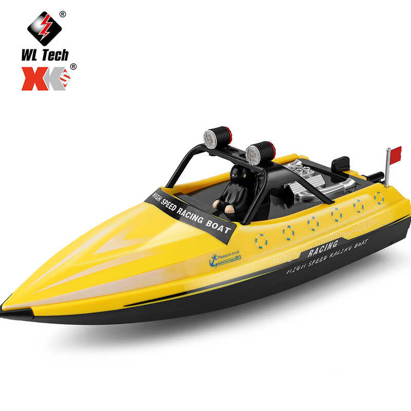 ➧ Wl917 เรือ 2.4G RC ความเร็วสูงแข่งเรือกันน้ำรุ่นไฟฟ้า