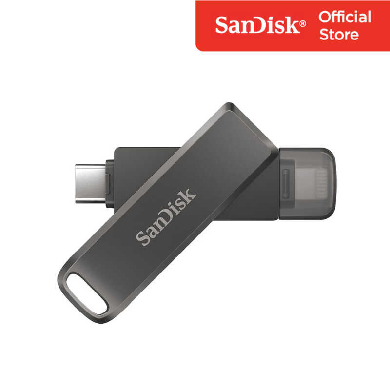 2026 Ixpand Flash Drive Luxe, Sdix70n 128Gb, Black Lighing And Type C - (Sdix70n-128G-Gn6ne) (128GGn