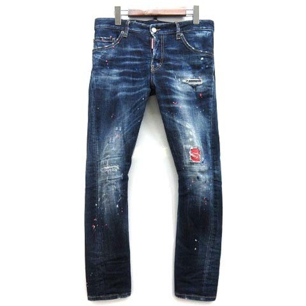 Dsquared 24SS Sexy Twisted Denim Pants Jeans 46 Direct from Japan Secondhand