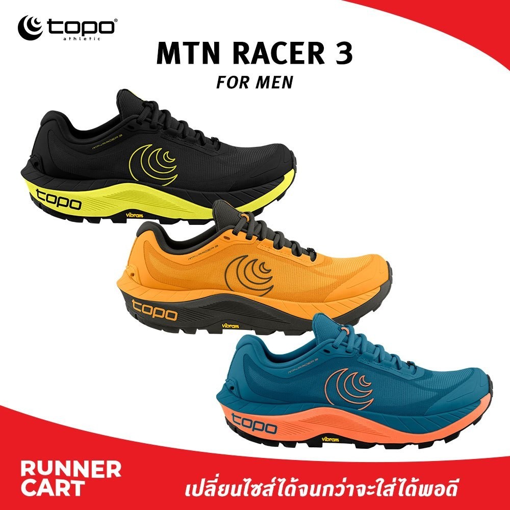 Topo Men MTN Racer 3 รองเท้าวิ่งเทรล