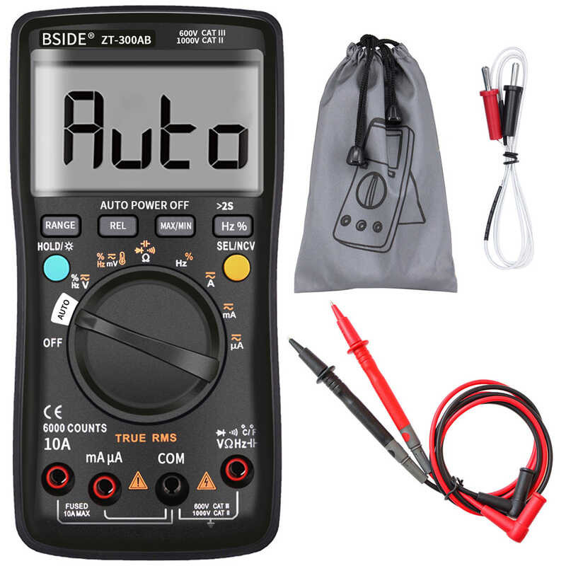 ❤ Kkmoon BSIDE Multimeter เครื่องวัดมัลติมิเตอร์แบบดิจิตอล แ