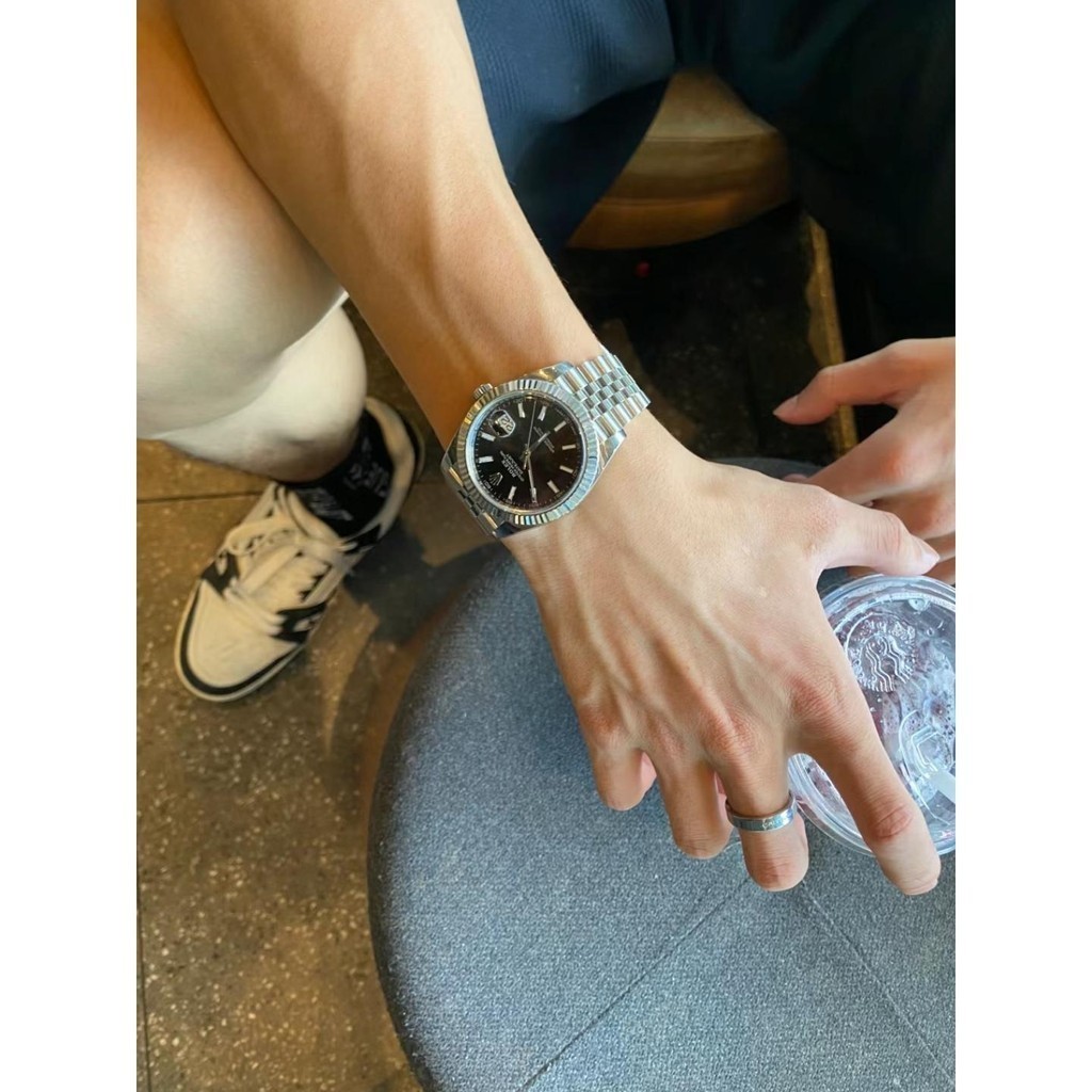 Rolex Rolex Log Series นาฬิกาผู้ชายนาฬิกากลไกอัตโนมัตินาฬิกาผู้ชาย m126334-0018