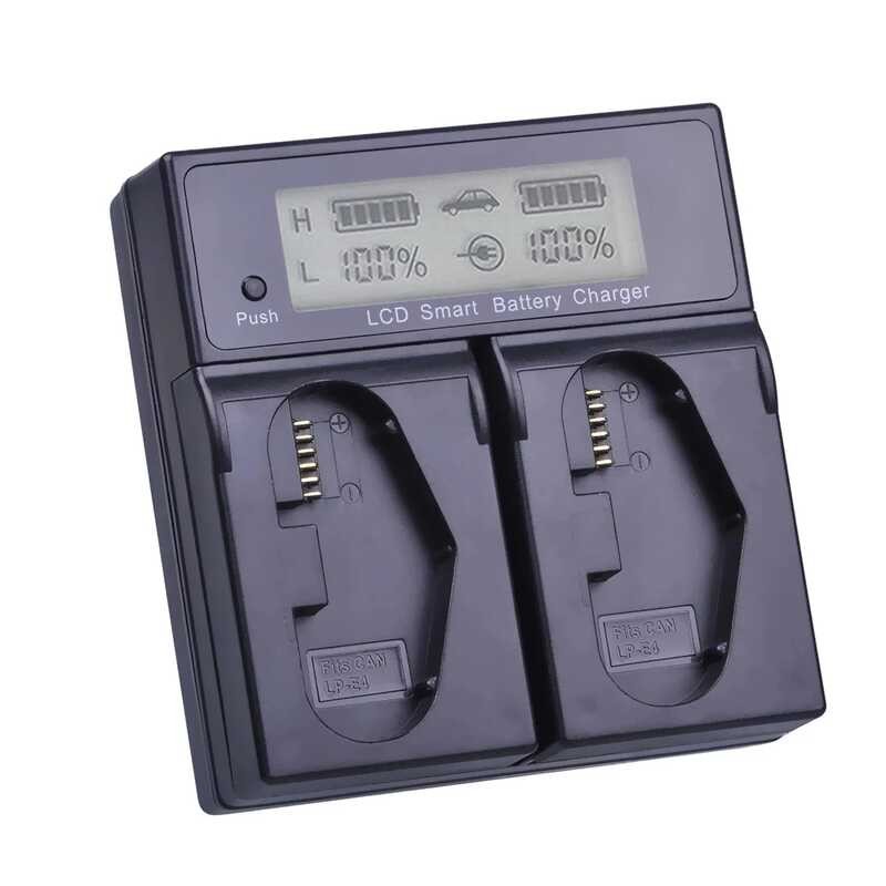 LP-E4 0 LP E4 LPE4 Battery LCD Dual Fast Charger for Canon EOS 1D 3 III Mark 4 IV 1DX DSLR Camera