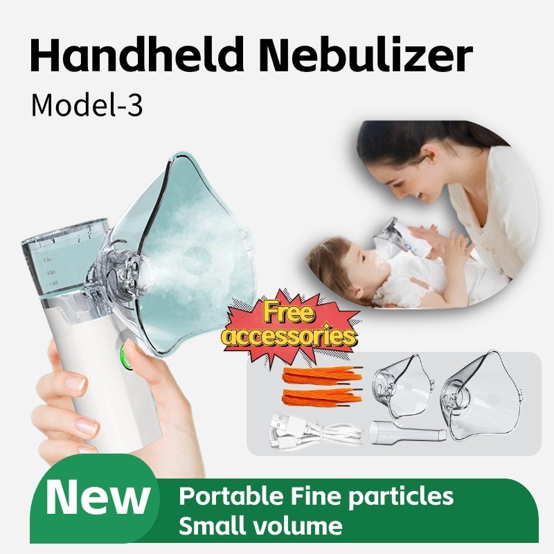 2024 แบบพกพา Nebulizer Inhaler เครื่อง Nebulizer แบบใช้มือถือสําหรับเด็ก/ผู้ใหญ่ Mini Home Use