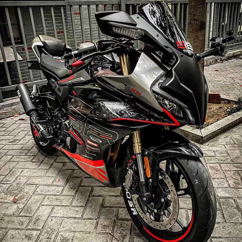 เหมาะสำหรับ Ff3 450Sr Cf450sr 2022 2023 2024 กระจกหน้ารถจักรยานย