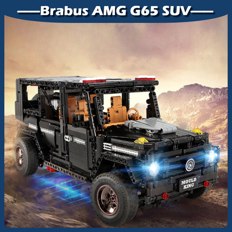 Mould King Cars Brabus AMG G65 รถ SUV ของเล่นชุดอาคาร,Brabus AMG G65 SUVอาคารบล็อกของเล่น,เด็กการศึ