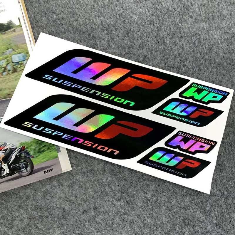 Kawasaki สำหรับสติ๊กเกอร์โช้คอัพมอเตอร์ไซค์ Honda SUZUKI DUCATI Benelli สติ๊กเกอร์ WP Suspension For