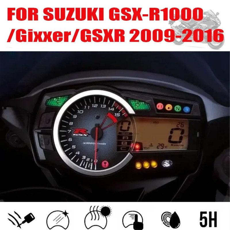 สําหรับ SUZUKI GSX-R1000 GSX R GSXR 1000 Gixxer GSXR 2009-2016 รถจักรยานยนต์เครื่องมือสติกเกอร์ Clus