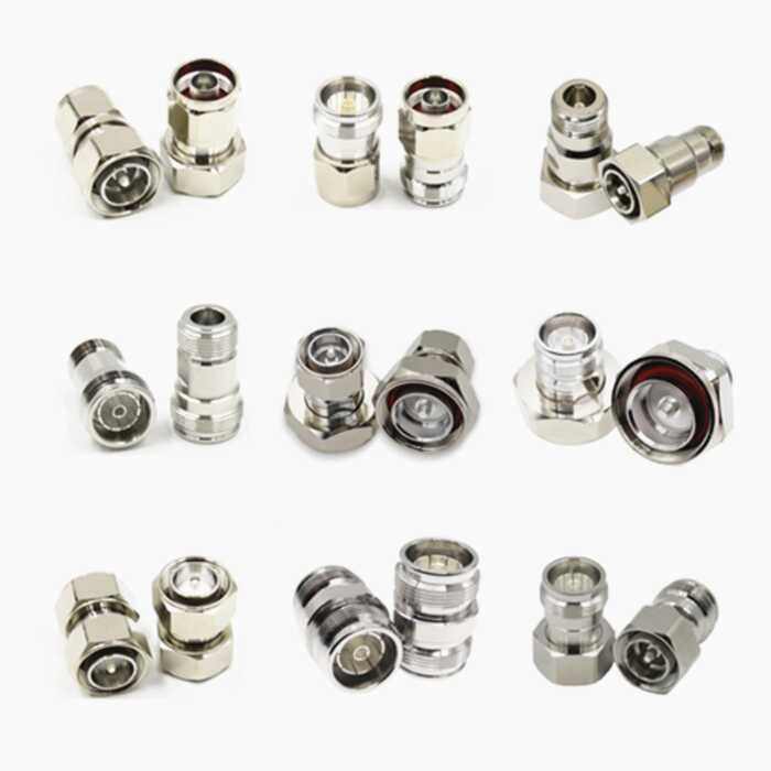 ❤ 【Big-Sales】 1Pcs 4.3-10 Mini Connector DIN To N /Din/4.3-10 Male Female Socket Straight RF Co