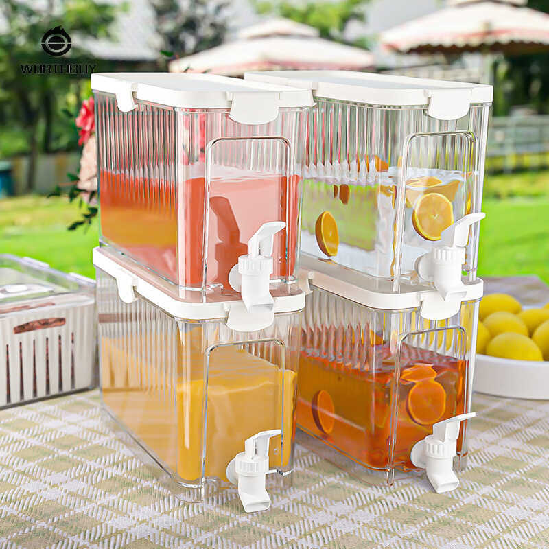 Water Cold Kettle With Faucet, Simple Household Refrigerator, Fruit Cold Beverage Tea Bucket, Japan