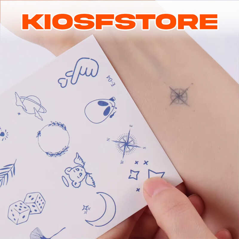 KFS - HALAL TATTOO STICKERS H739 ยาวLASTING TATTOO TEMPORARY TATTOO STICKERS กันน้ําTATTOO LONG LAST