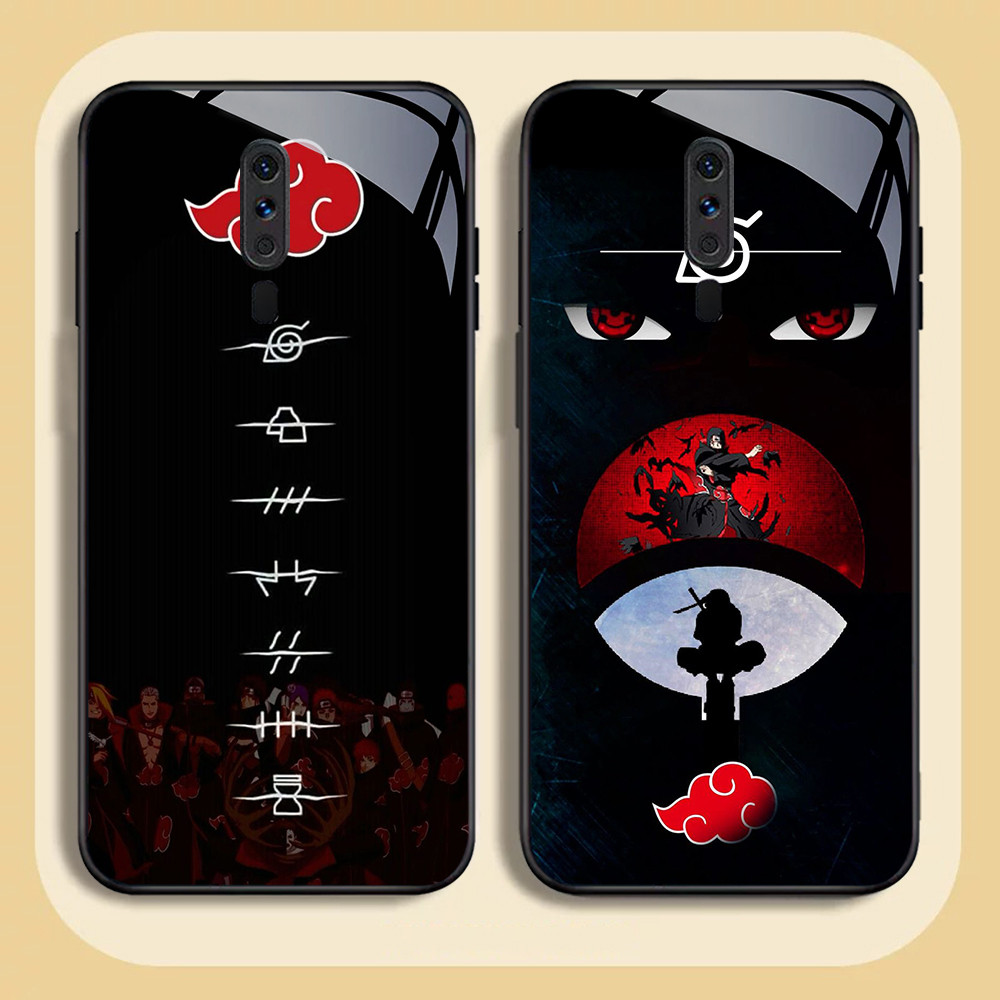 NC-98 U-Uchiha Itachis Kaca Glass Case สําหรับ OPPO A5 A9 F11 A9X Reno 2F 2Z Pro