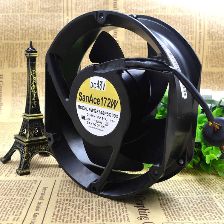 9WG5748P5G003 ยี่ห้อใหม่ SANYO 17251 48V 2.91A พัดลมอินเวอร์เตอร์