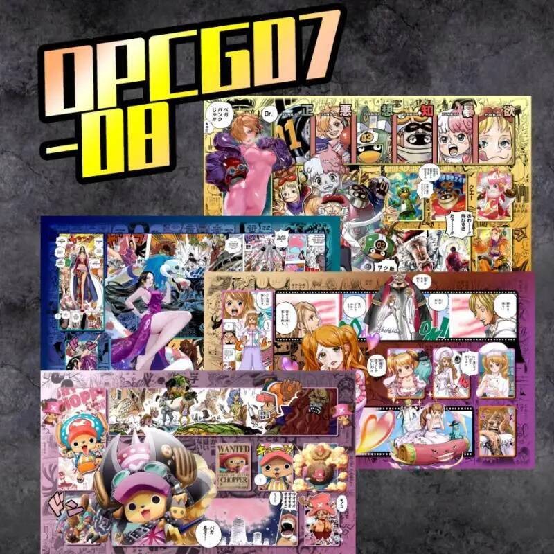OPCG One Piece Playmat Luffy Marshall D สอนอะนิเมะ Playmat Trading Card เกม Mat การ์ดเฉพาะเล่นกับตาร