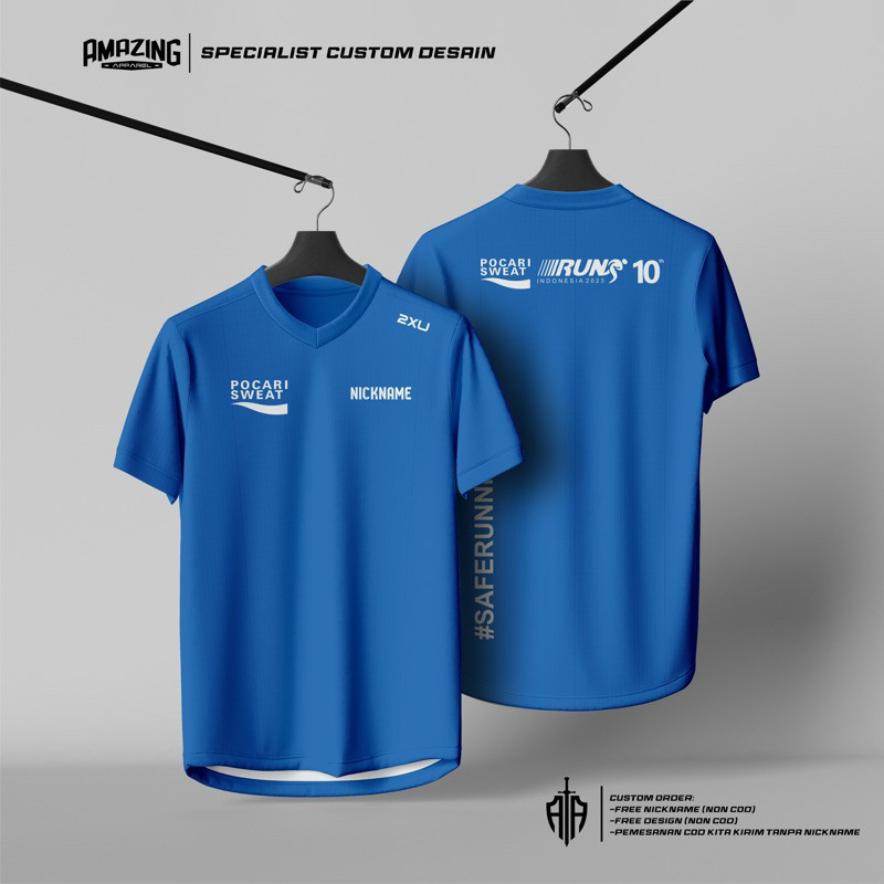 เสื้อวิ่ง Pocari Sweat Run 10-12 ใหม่ 2025