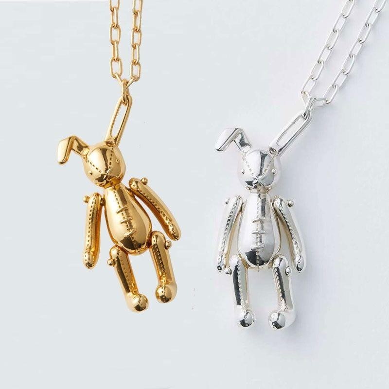 Ambush อุปกรณ์เสริมอินเทรนด์กระต่ายตุ๊กตาหมี Movable Clavicle Chain Ins ผู้ชายและผู้หญิงบุคลิกภาพ Fashi