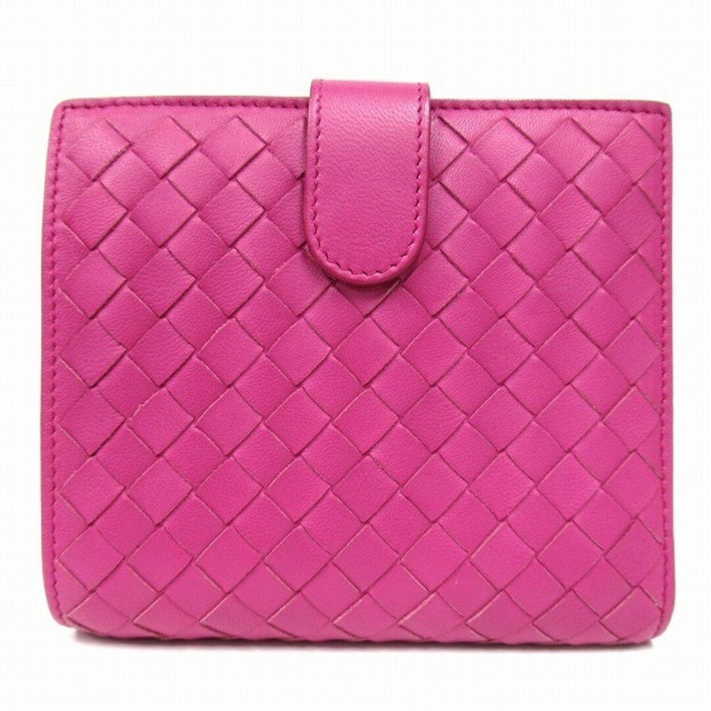 กระเป๋าสตางค์หนัง Bottega Veneta ที่สวยงามเป็นพิเศษ Bifold Compact ส่งตรงจากญี่ปุ่น มือสอง
