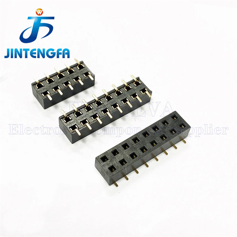10PCS 1.27mm SMD SMT 2*3-50Pin คู่แถว 3p 4p 5p 6p 7p 8p 10p 12p 15p 20p 40p 50p ชาย PCB Board Header