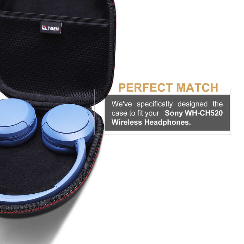 Δ LTGEM EVA Hard Protection Case สำหรับ Sony Wh-Ch520 หูฟังป้องกันกระเป