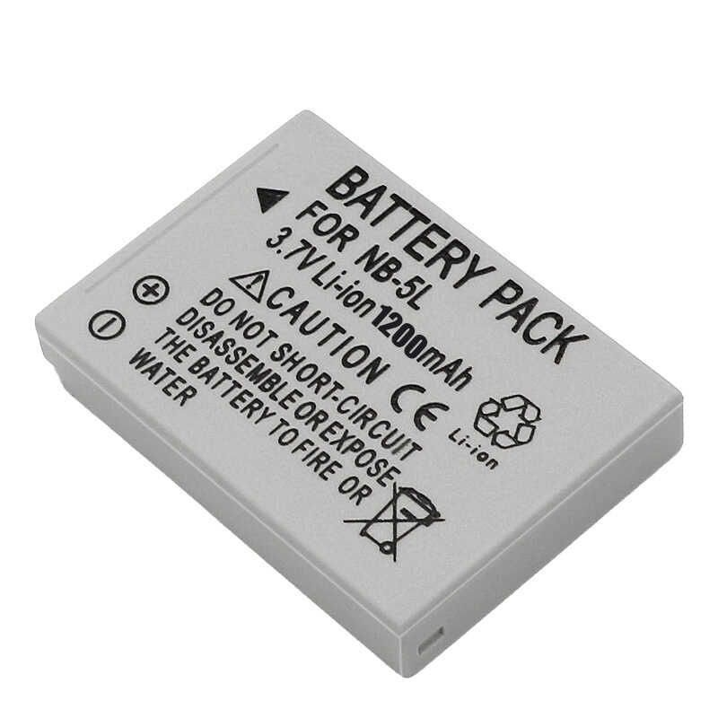 Δ 1.2Ah Nb-5L NB 5L Nb5l แบตเตอรี่ + จอแอลซีดีชาร์จ USB สำหรับ Can