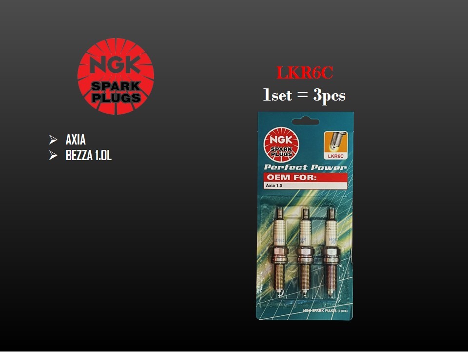 หัวเทียน NGK LKR6C - Axia 2014y"+ Bezza 1.0L
