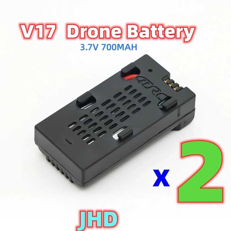 Δ JHD 4Drc แบตเตอรี่ลิเธียมแบตเตอรี่แบบชาร์จไฟได้ V17 ร