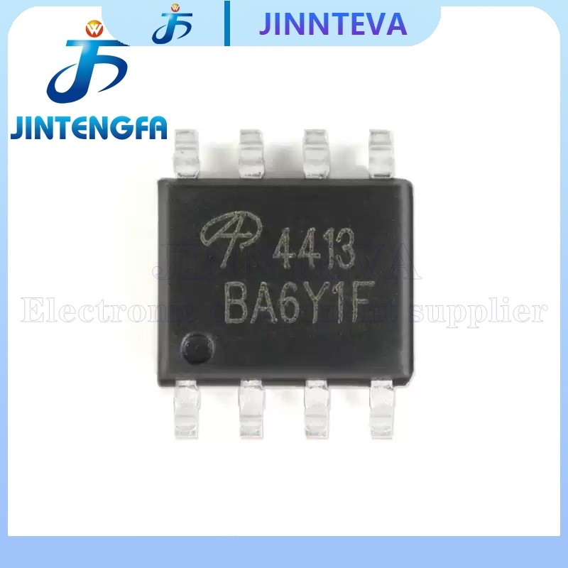 10 ชิ้น/ล็อต AO4413 4413 SOIC-8 30V 15A SMD IC P-Channel MOSFET JINNTEVA