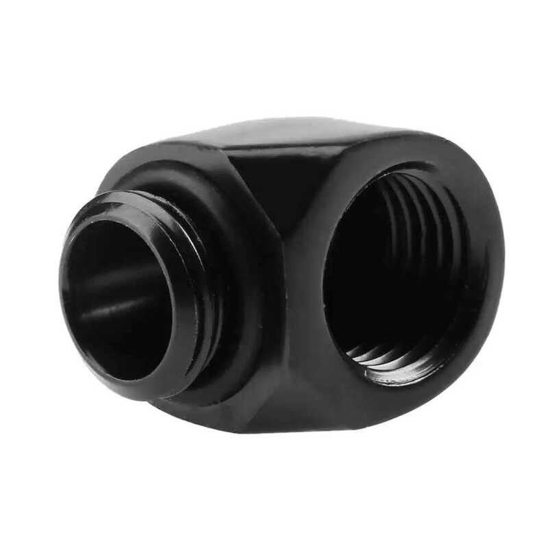 90 อะแดปเตอร์ข้อศอก องศา G1/4 สำหรับระบบระบายความร้อน PC ท่อน้ำ อุปกรณ์ประกอบคอมพิวเตอร์