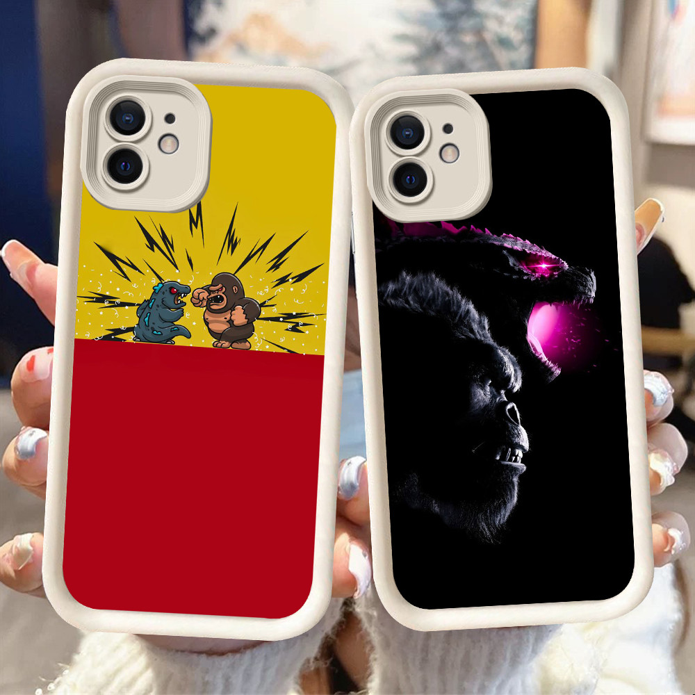 NB-27 Godzilla vs Kong เคสกันกระแทกสําหรับ iPhone 11 12 Mini 13 Pro Max