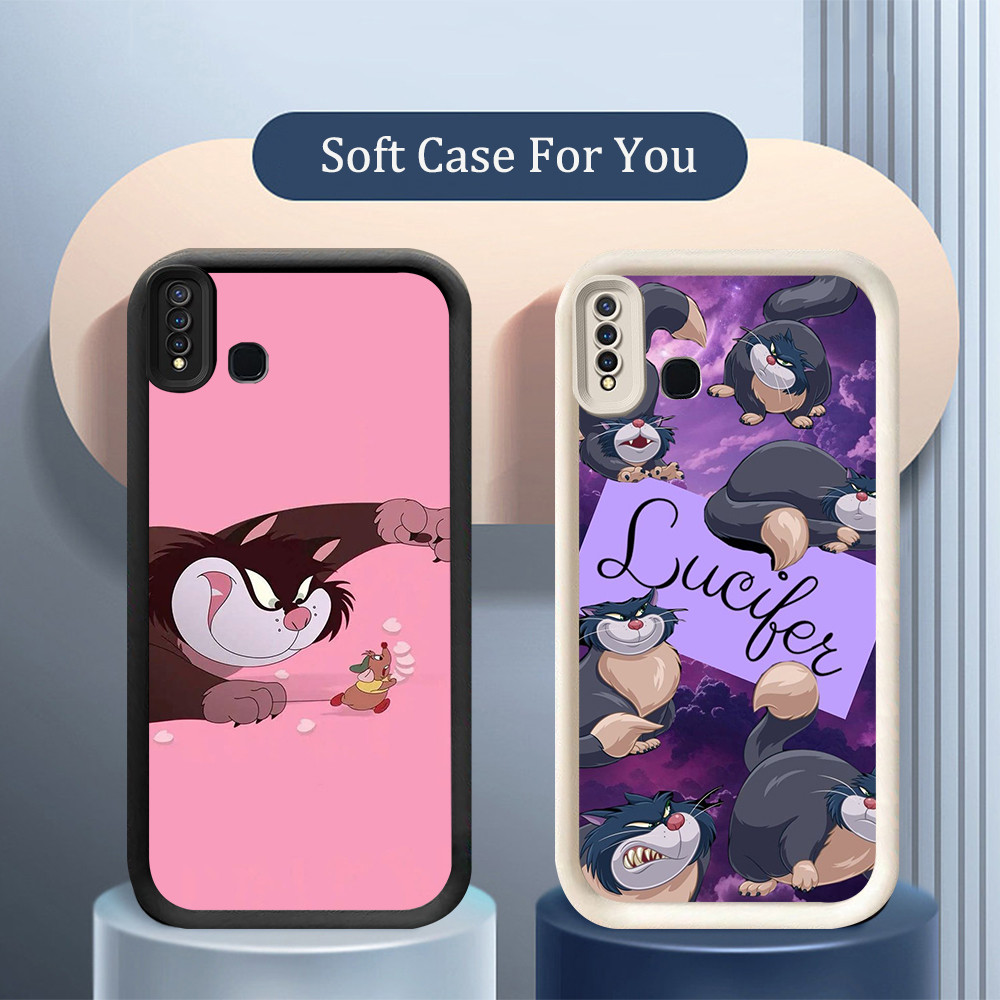 NB-26 Gato Lucifer ปลอกกันกระแทกสําหรับ VIVO Y17 Y12 Y50 Y30 Y15 Z1 Y19 V15 Pro