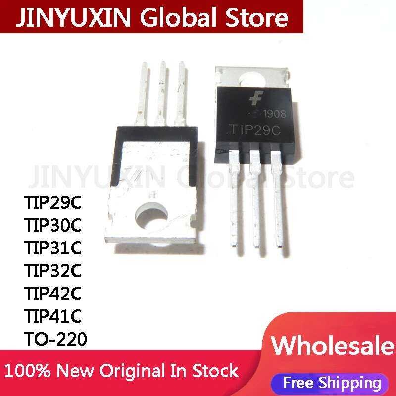 ชิ้น 20 TIP29C TIP31C TIP32C TIP41C TIP42C ทรานซิสเตอร์ TO-220 TO220 TIP31 TIP32 TIP41 TIP42 TIP30C