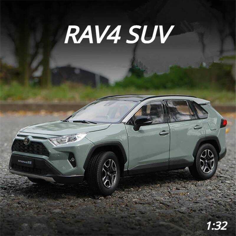 1:32 Toyota Rav4 S Alloy Car Model Diecasts Metal Vehicles Car Model Simulation Sound And Light Col