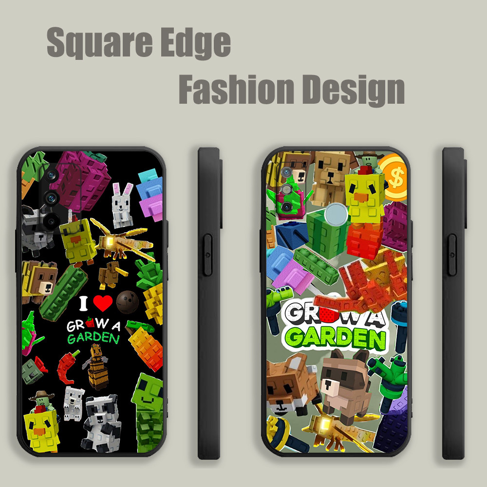 ปลอกสําหรับ Redmi Note 9 9t 11 12 8 13 Pro Plus 4G 5G Grow a Garden Video game FXX06 เคสโทรศัพท์ขอบส